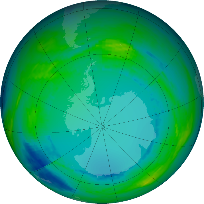 Ozone Map 1990-08-04
